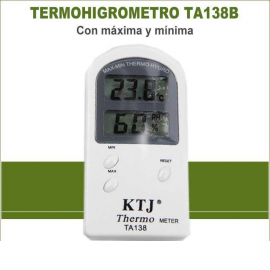Termohigrometro digital Max/Min TA138B
